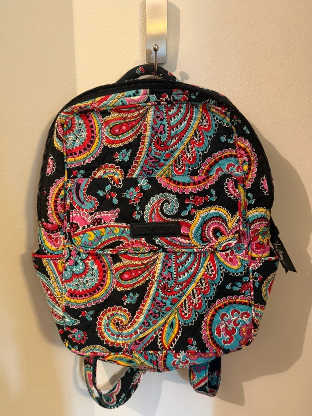 Vera Bradley Quilted Essential Backpack in Parisian Paisley